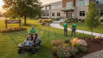 Landscaping services in Bellevue, NE for residential and commercial outdoor spaces