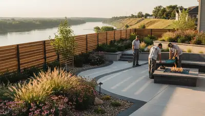 Bellevue, NE landscaping service for lawn care, hardscaping and outdoor maintenance