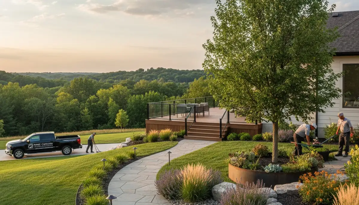 Landscaping services in Bellevue, NE for residential and commercial outdoor care