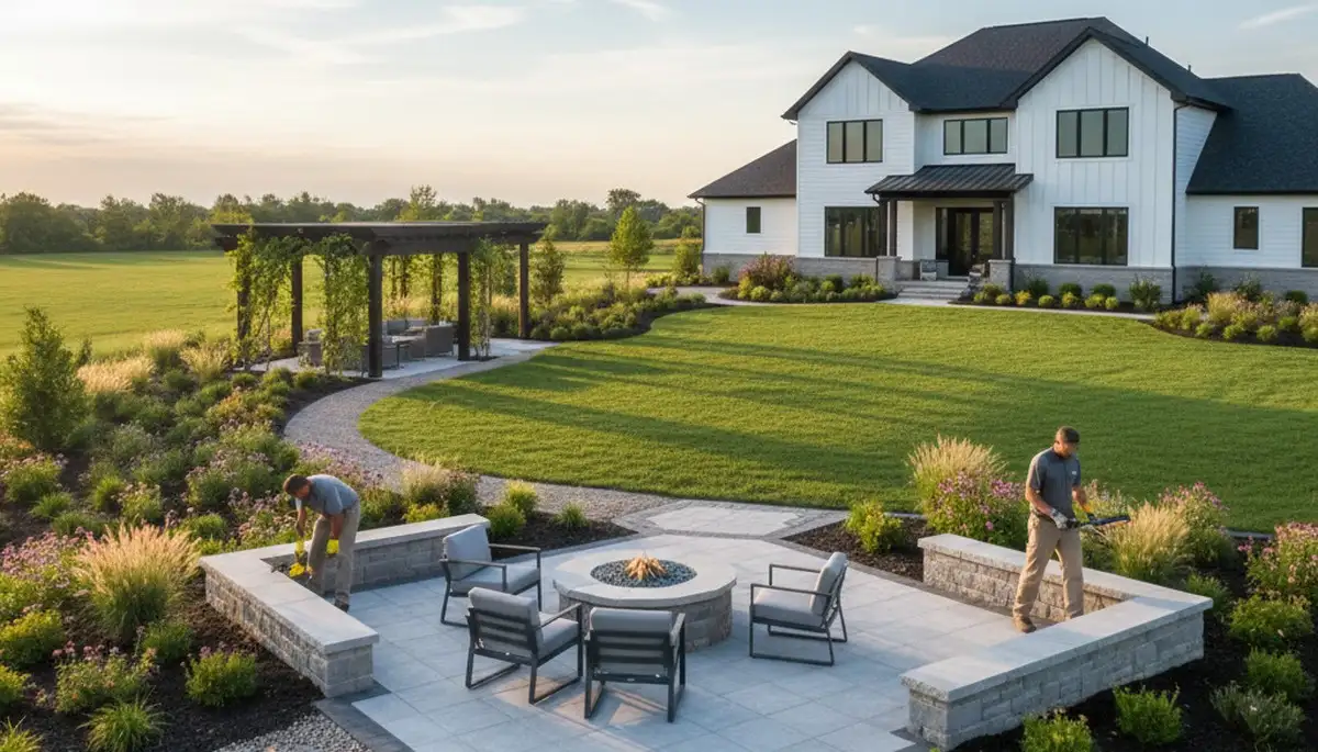 Landscaping service in Bellevue, NE for residential and commercial outdoor maintenance