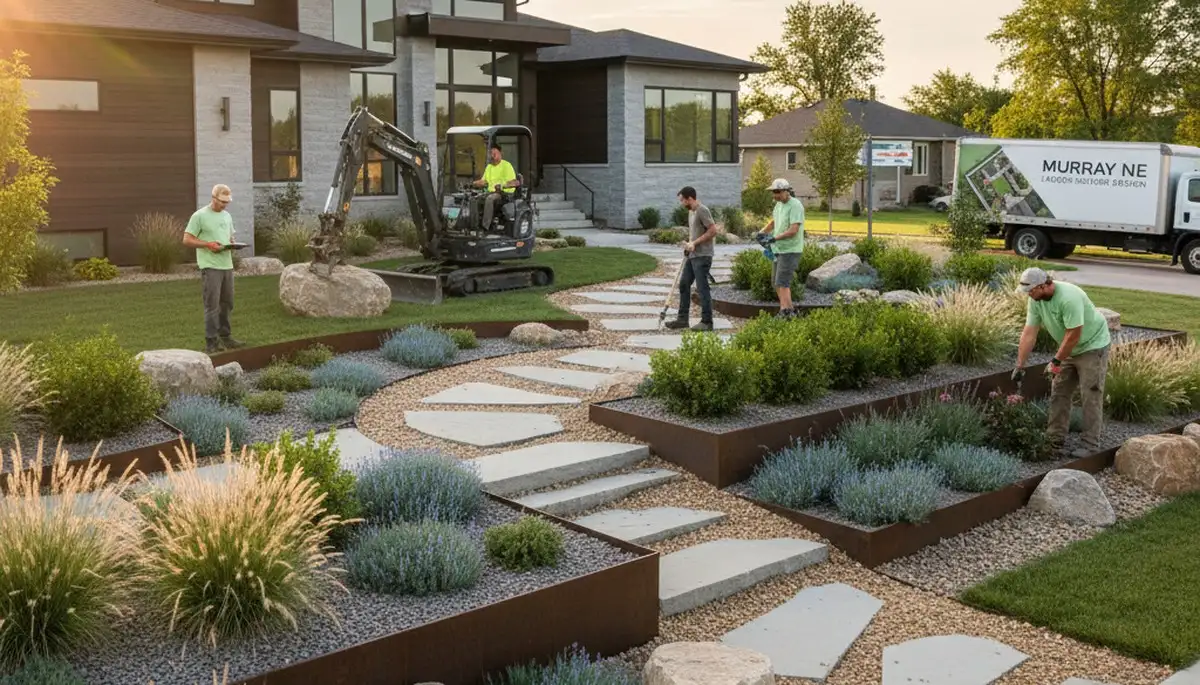 Bellevue, NE landscaping service for residential and commercial yard care