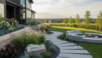Bellevue, NE landscaping team providing professional lawn care and landscape maintenance services