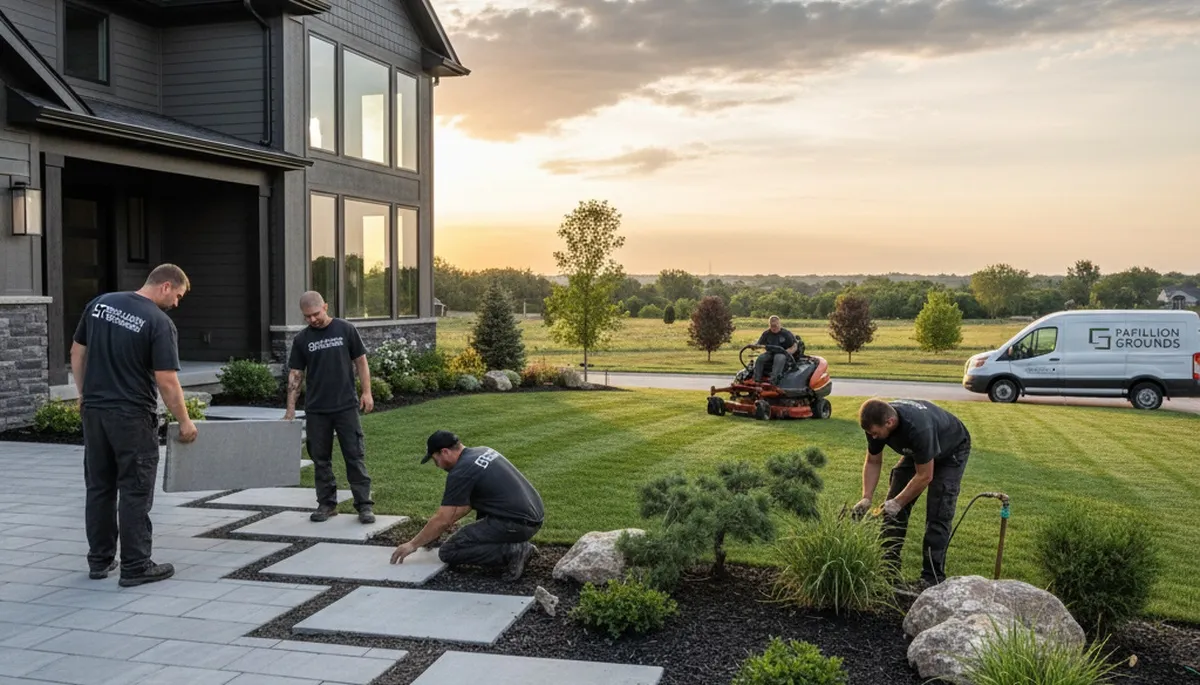 Bellevue, NE landscaping services for residential and commercial outdoor maintenance