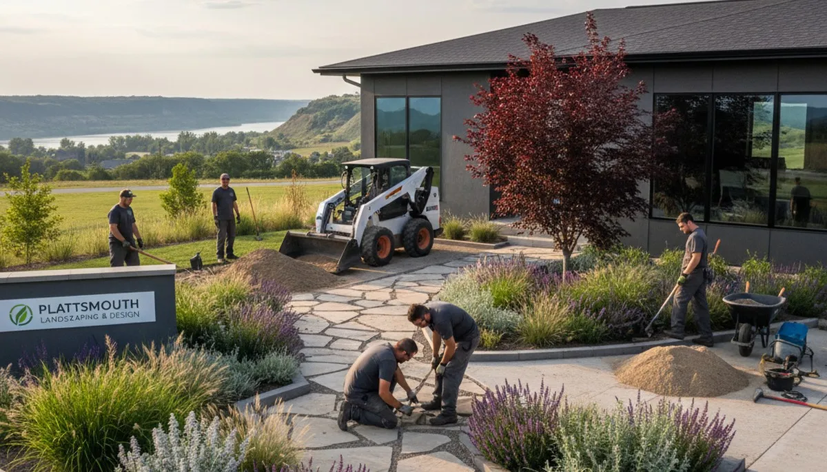 Landscaping service in Bellevue, NE for residential and commercial properties