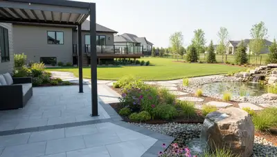Landscaping service in Bellevue, NE for residential yard maintenance and outdoor curb appeal