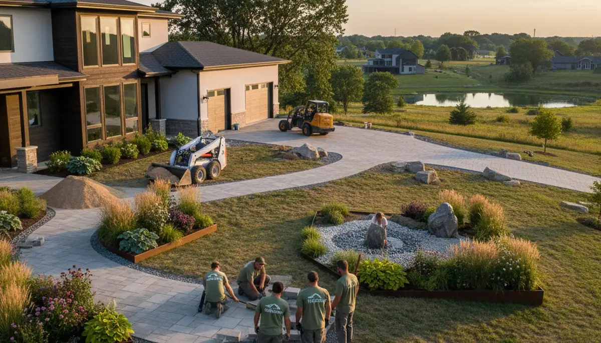 Bellevue, NE landscaping service by a professional local lawn care team